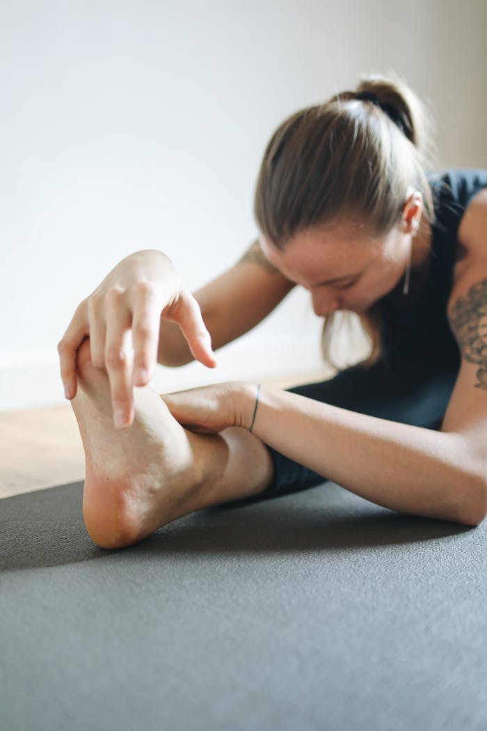 Woman Doing Yoga